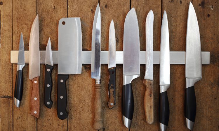 ¿Cuáles son los diferentes tipos de cuchillos de cocina?